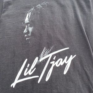 BRAND NEW LIL TJAY BLACK / WHITE MERCH TEE!